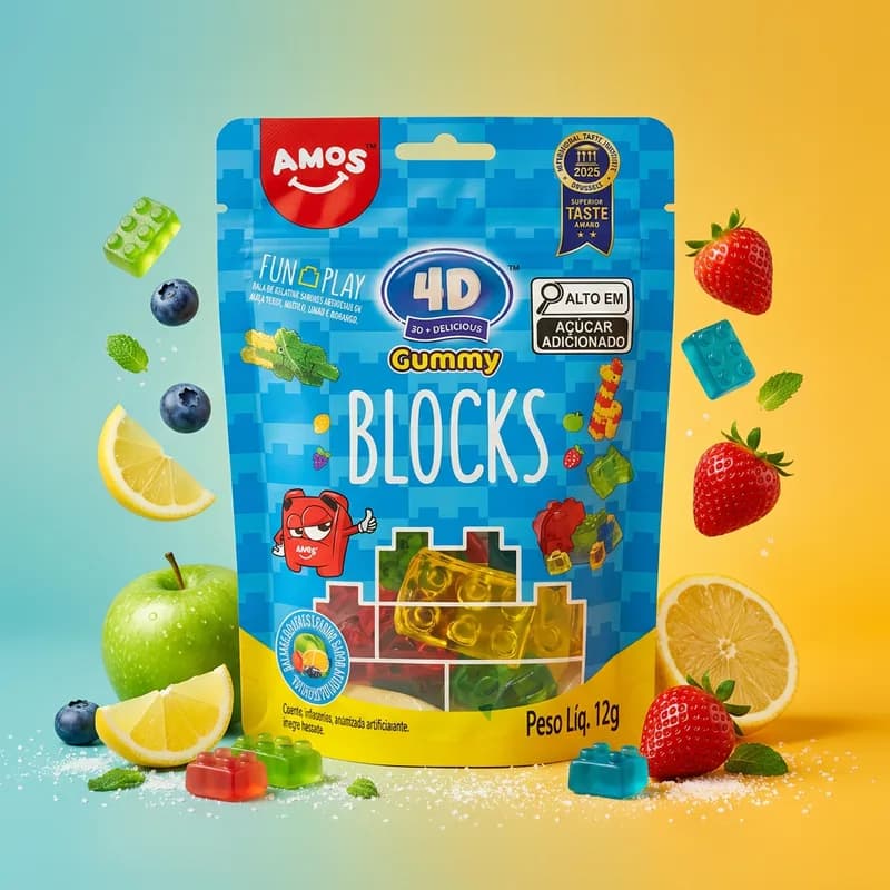 Amos 4D Gummy Blocks