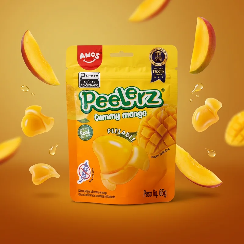 Amos Peelerz Gummy Mango - 65g