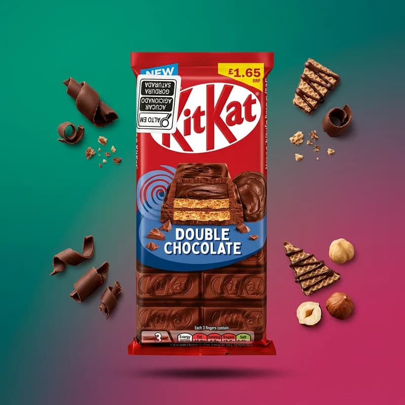 KitKat Double Chocolate - doce importado