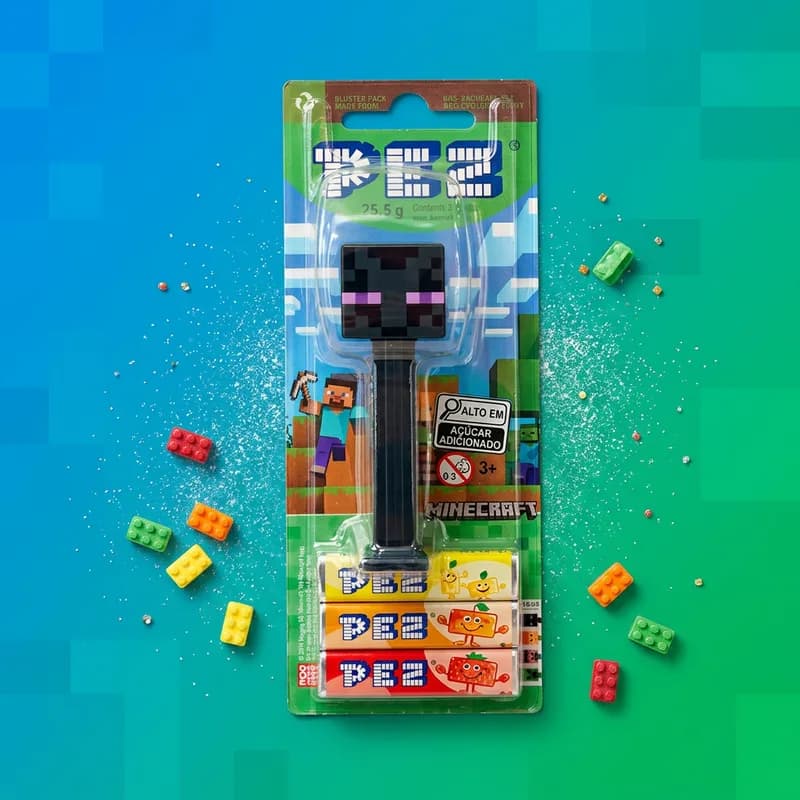 Dispenser PEZ Minecraft (Enderman) - 25.5g