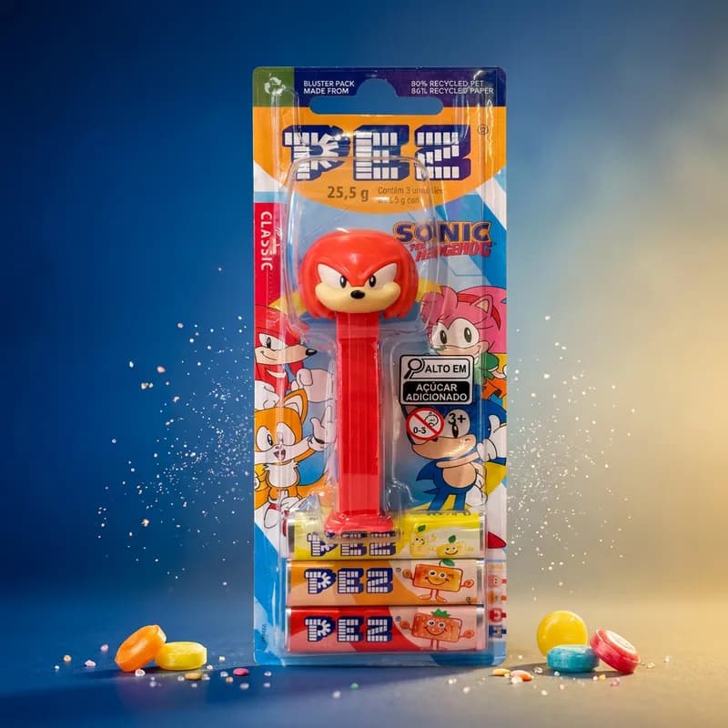 Dispenser PEZ Sonic (Knuckles)